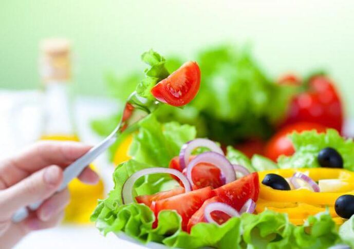 daržovių salotos svorio metimui per savaitę 5 kg