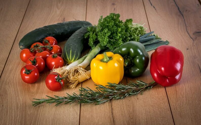 daržovės ir žolelės svorio netekimui
